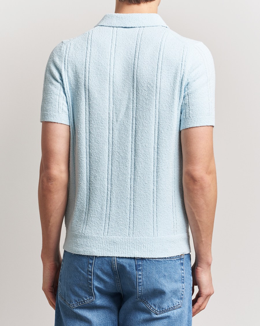 Herr | Pikéer | Morris | Sandy Polo Shirt Light Blue