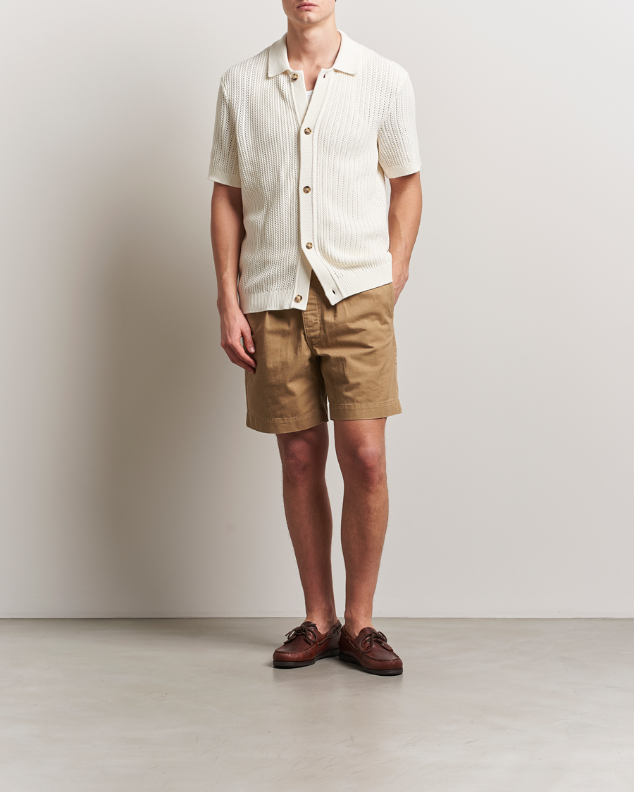 Herr | Skjortor | Morris | Connors Short Sleeve Shirt Off White