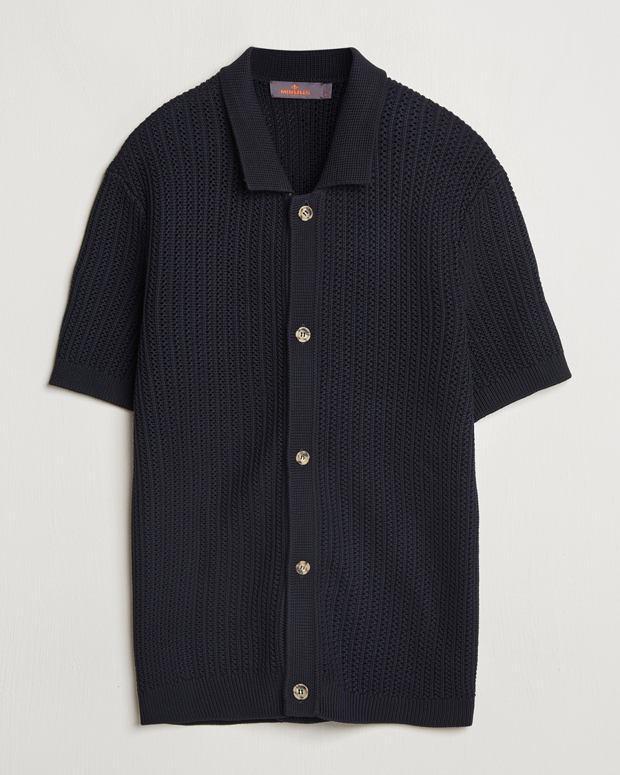 Herr | Skjortor | Morris | Connors Short Sleeve Shirt Old Blue