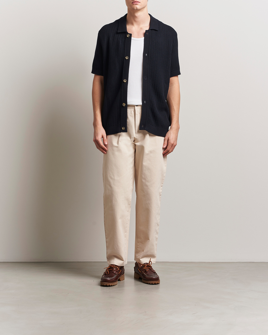 Herr | Skjortor | Morris | Connors Short Sleeve Shirt Old Blue