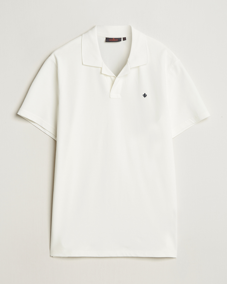 Herr | Pikéer | Morris | Dylan Pique Shirt Off White