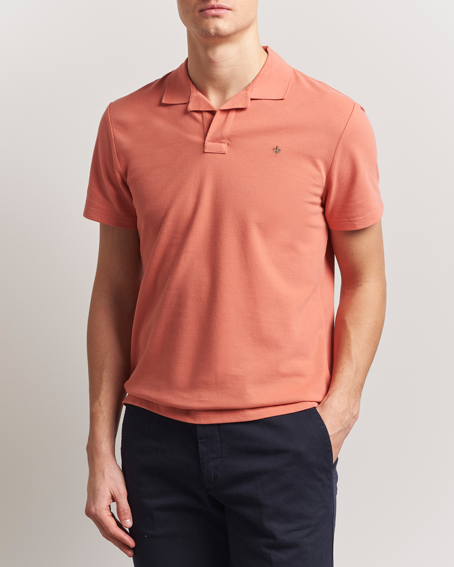 Herr | Pikéer | Morris | Dylan Pique Shirt Orange