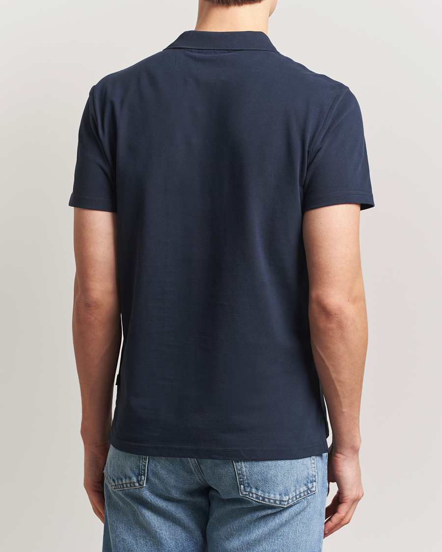 Herr | Pikéer | Morris | Dylan Pique Shirt Old Blue