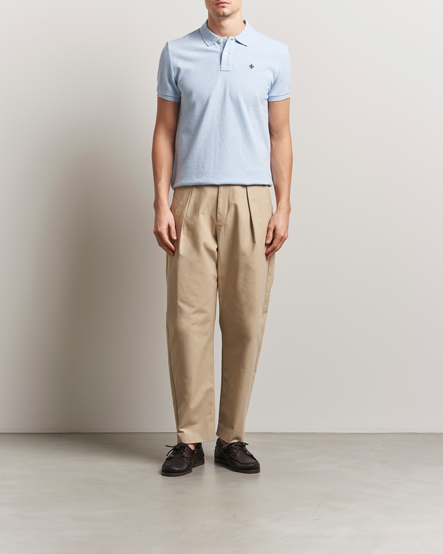 Herr | Pikéer | Morris | New Pique Light Blue