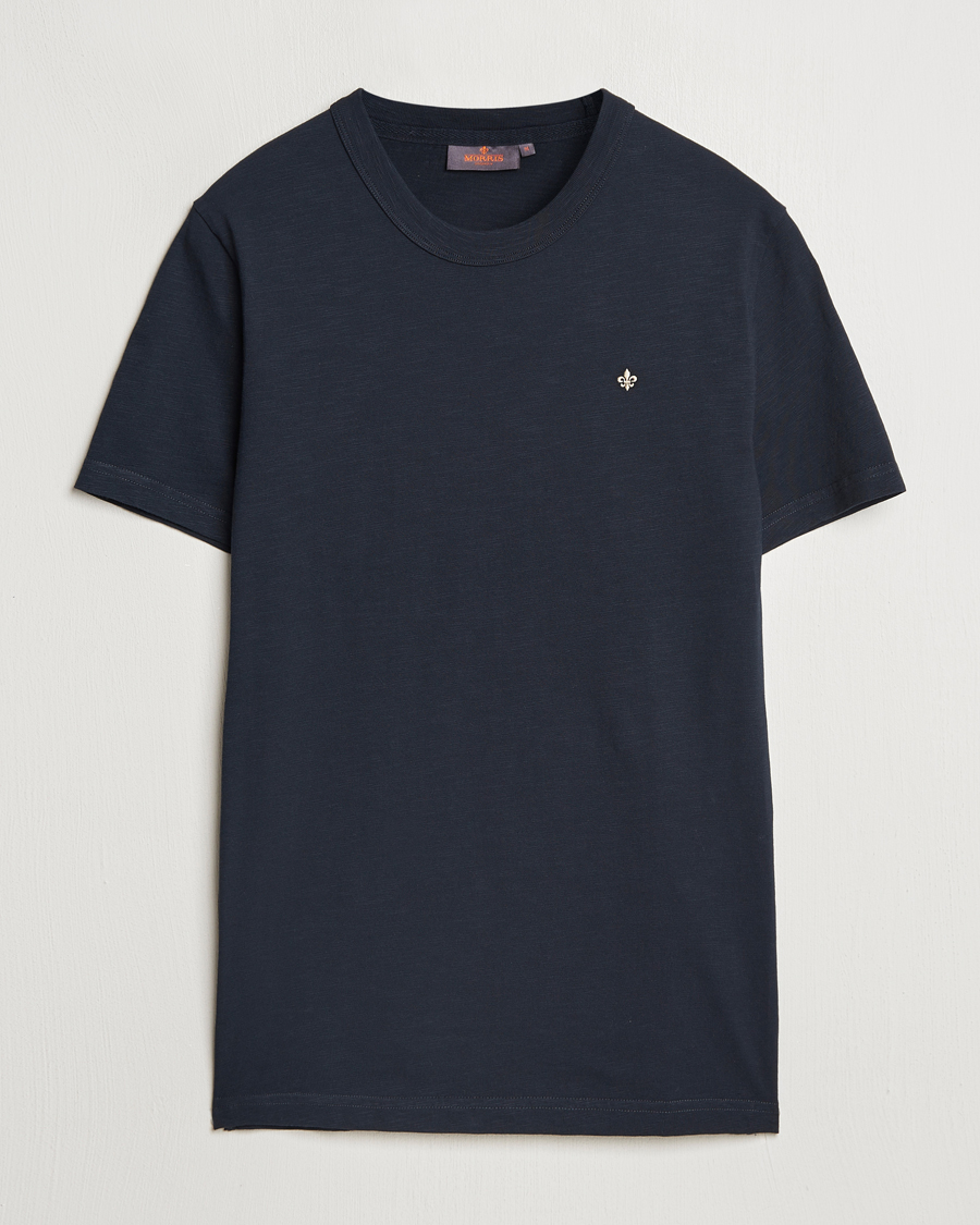 Herr | T-Shirts | Morris | Watson Slub T-Shirt Old Blue