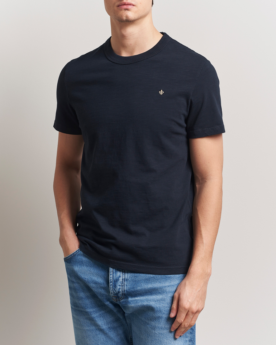 Herr | T-Shirts | Morris | Watson Slub T-Shirt Old Blue