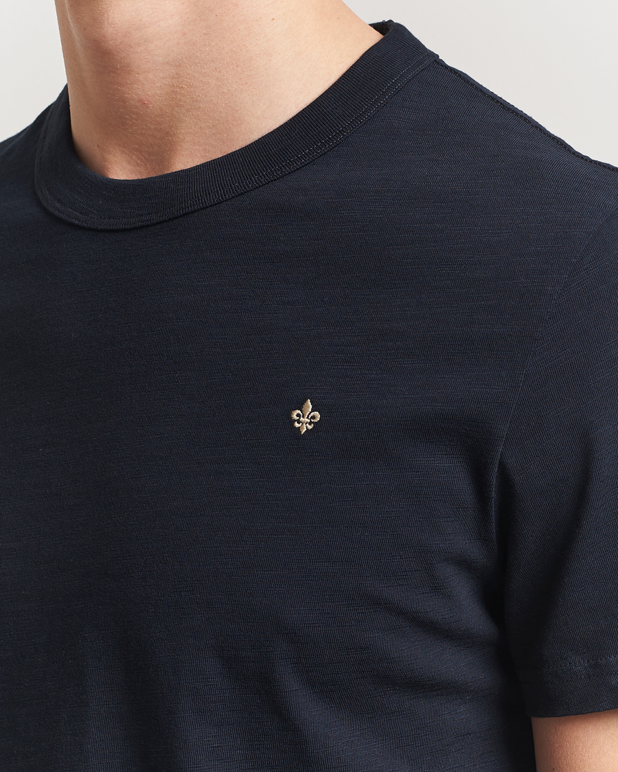 Herr | T-Shirts | Morris | Watson Slub T-Shirt Old Blue