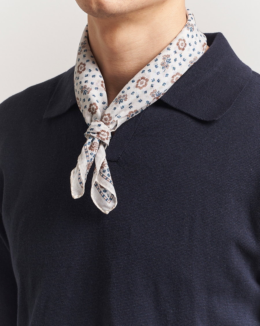 Herr | Scarves | Morris | Bandana Off White