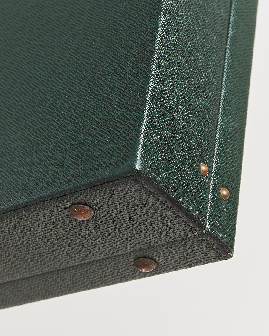 Herr | Pre-Owned & Vintage Bags | Louis Vuitton Pre-Owned | Diplomat Briefcase Taiga Green