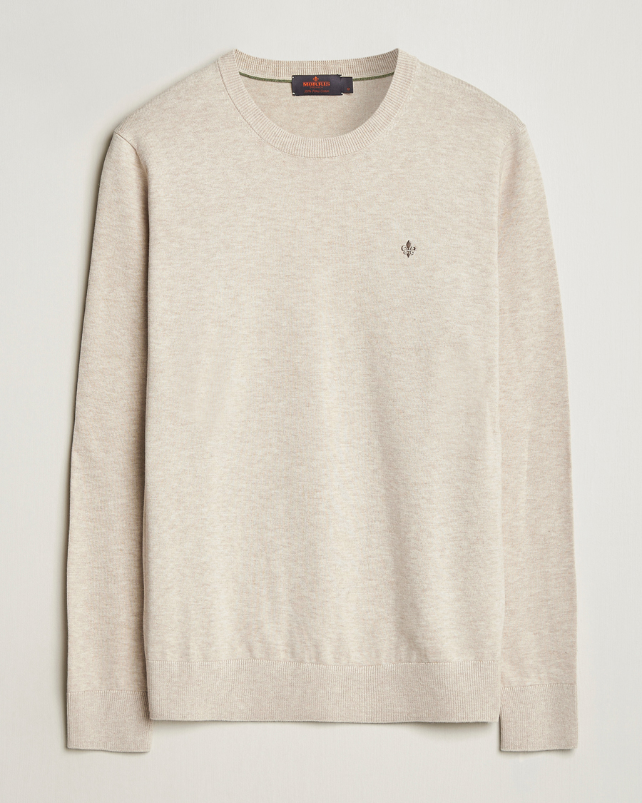 Herr | Tröjor | Morris | Riley Cotton O-Neck Khaki
