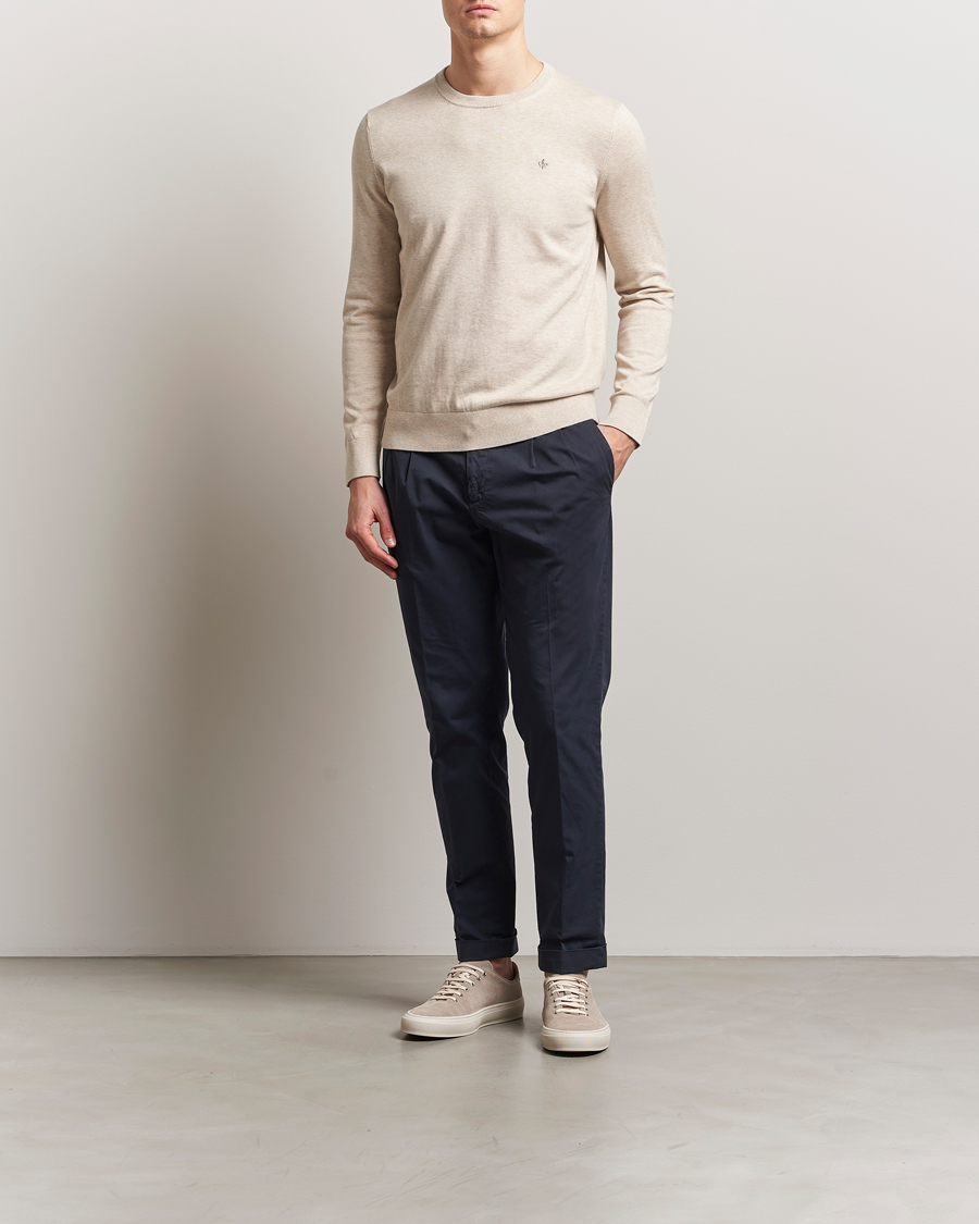 Herr | Tröjor | Morris | Riley Cotton O-Neck Khaki