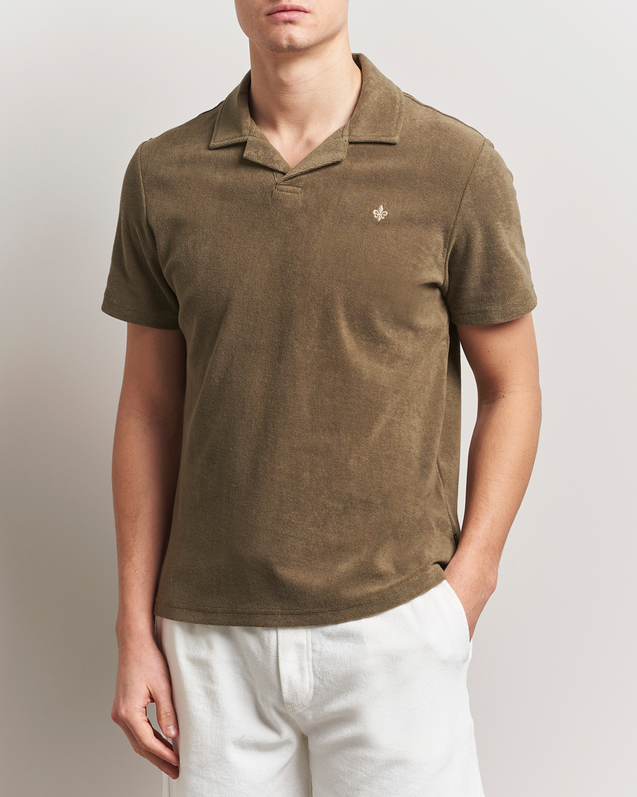 Herr | Pikéer | Morris | Delon Terry Shirt Olive