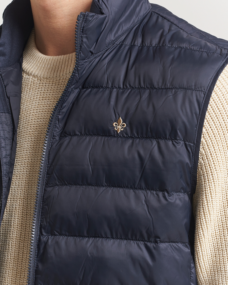 Herr | Västar | Morris | Norfolk Liner Vest Navy