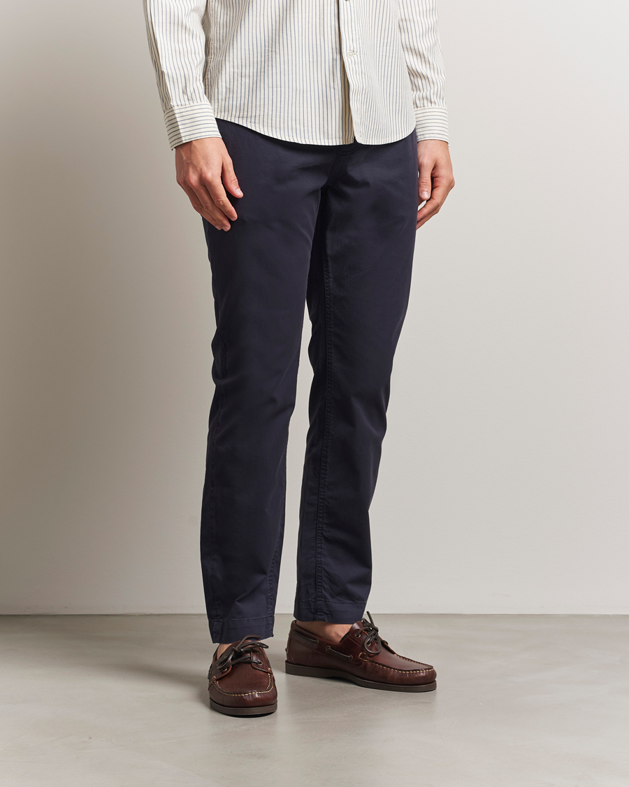 Herr | Byxor | Morris | Jeffrey Summer Chino Dark Blue