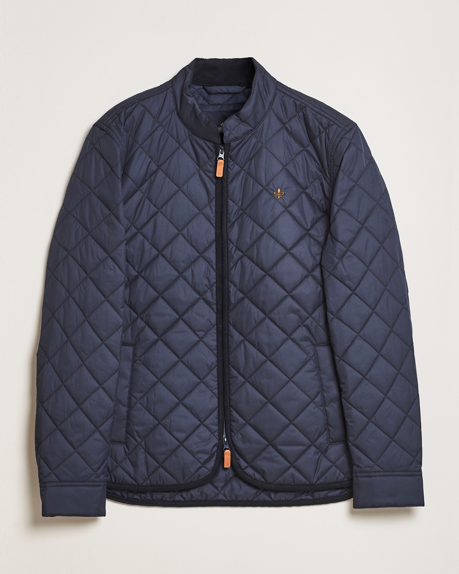 Herr | Jackor | Morris | Teddy Quilted Jacket Navy
