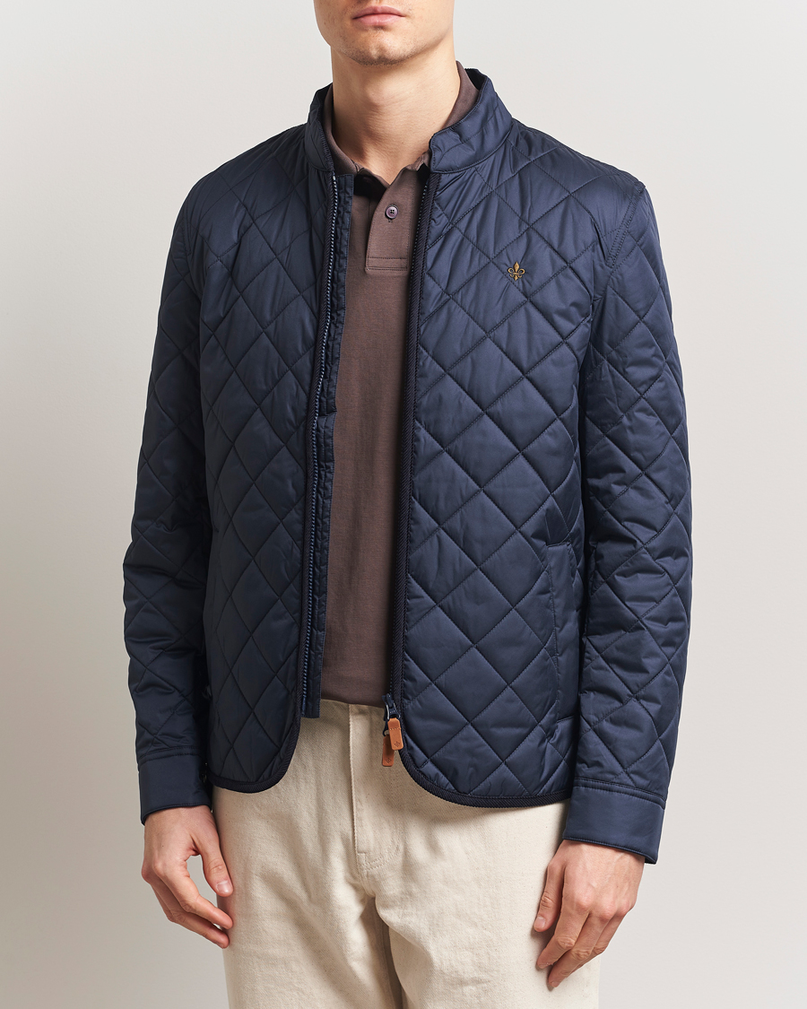 Herr | Jackor | Morris | Teddy Quilted Jacket Navy