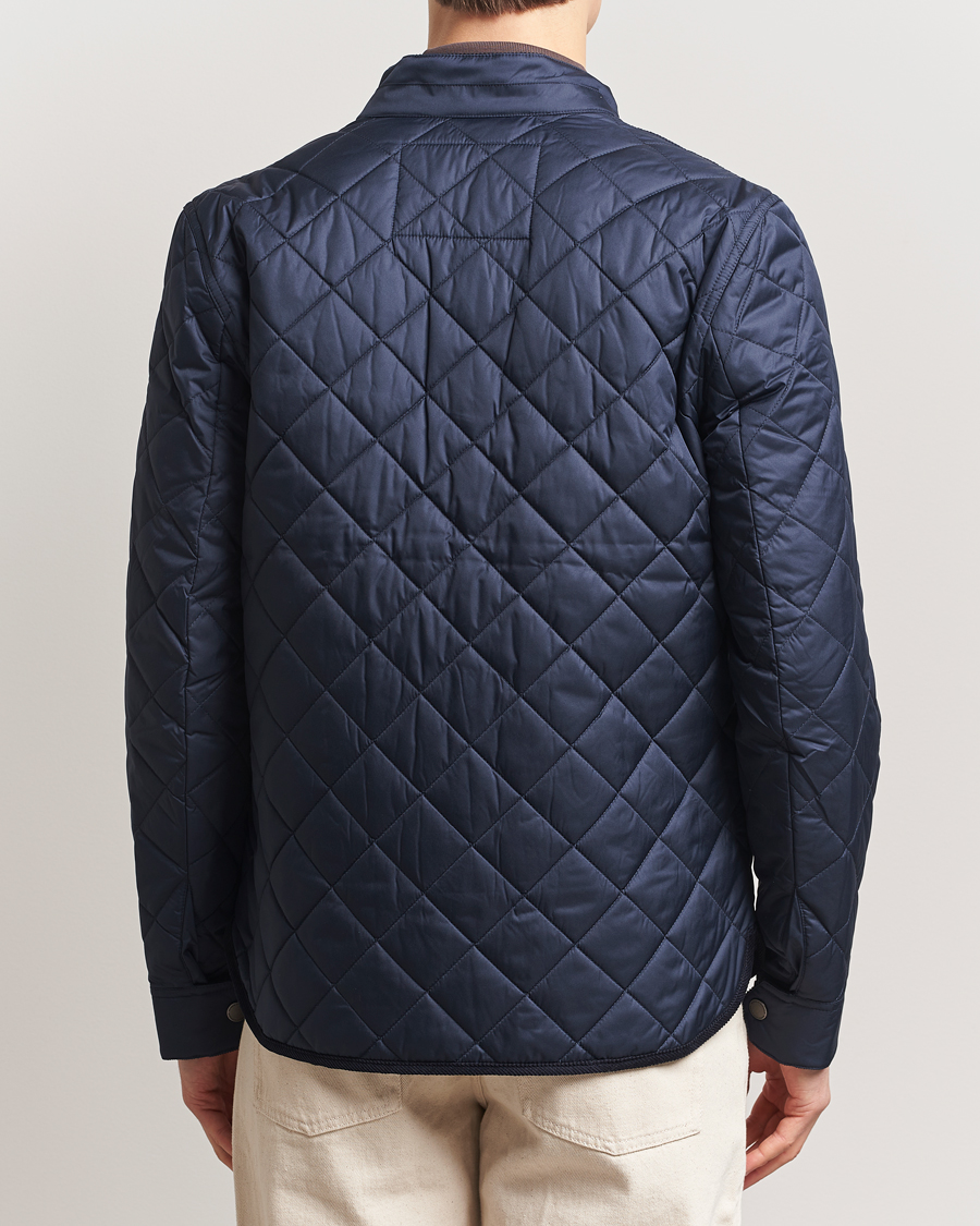 Herr | Jackor | Morris | Teddy Quilted Jacket Navy