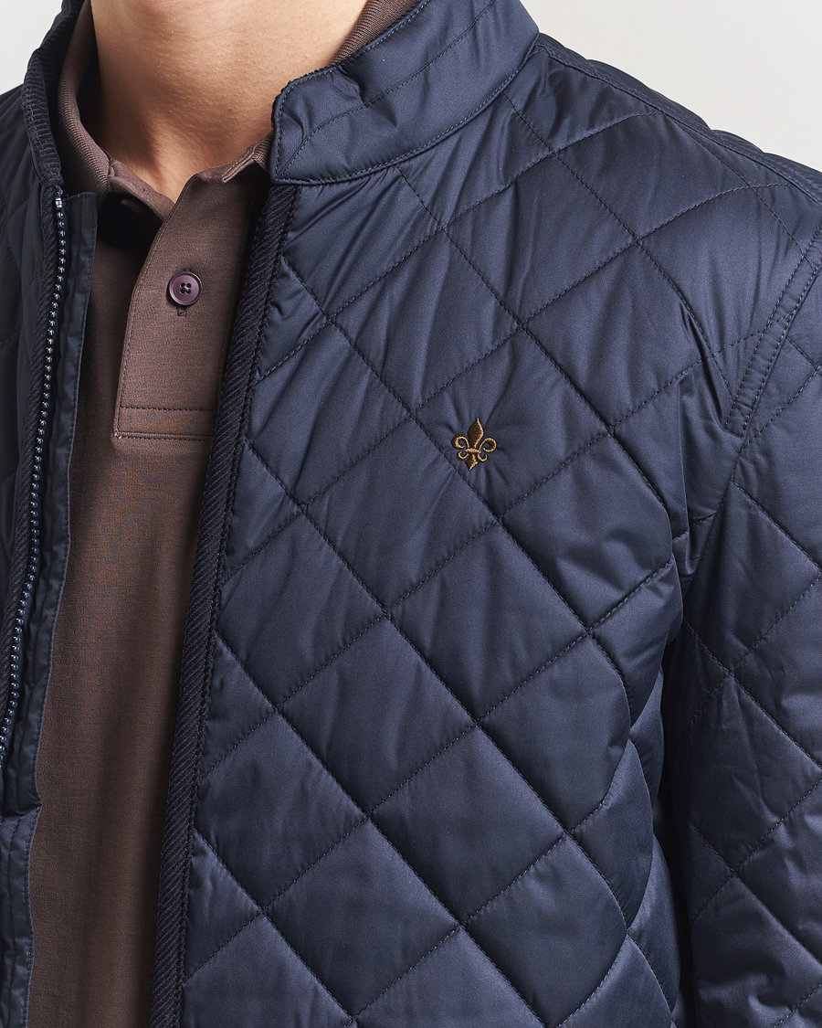 Herr | Jackor | Morris | Teddy Quilted Jacket Navy