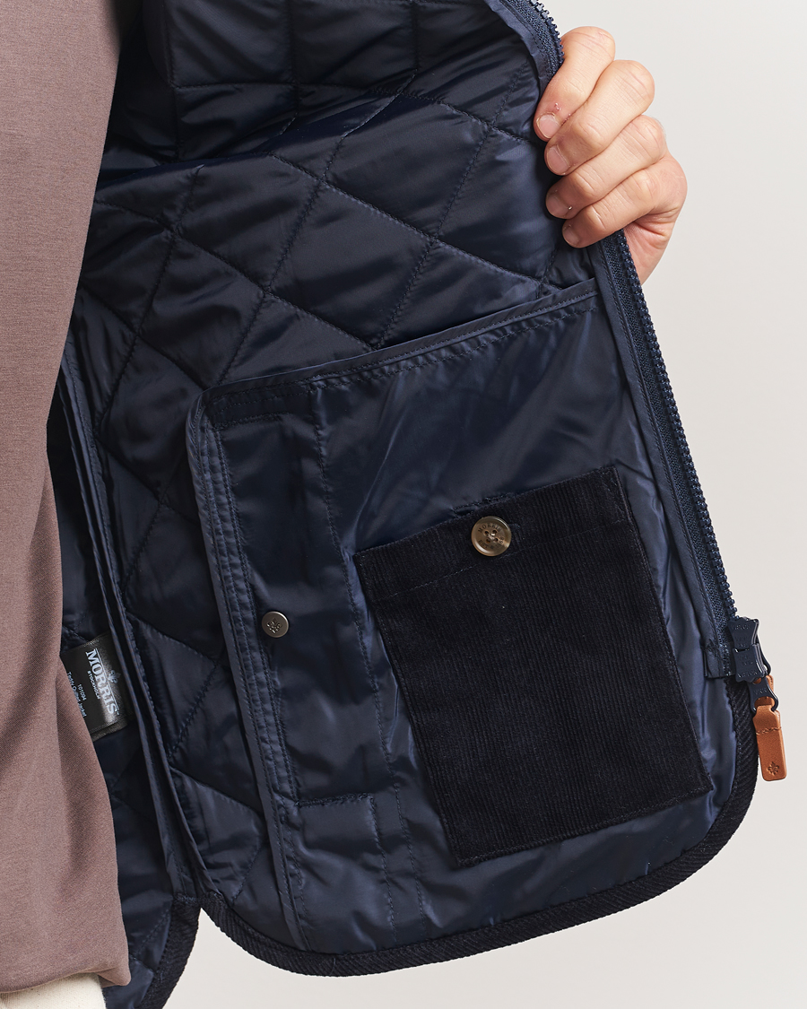 Herr | Jackor | Morris | Teddy Quilted Jacket Navy