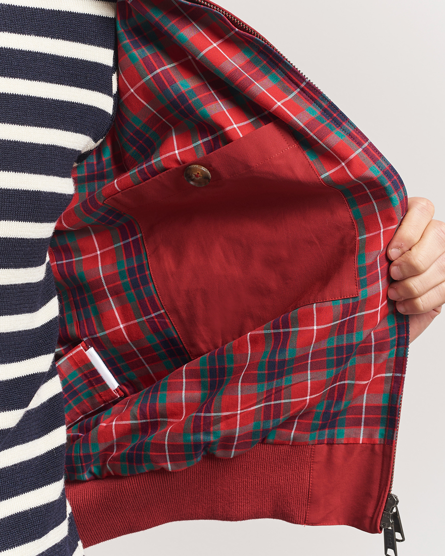 Herr | Jackor | Baracuta | G9 Original Harrington Jacket Dark Red
