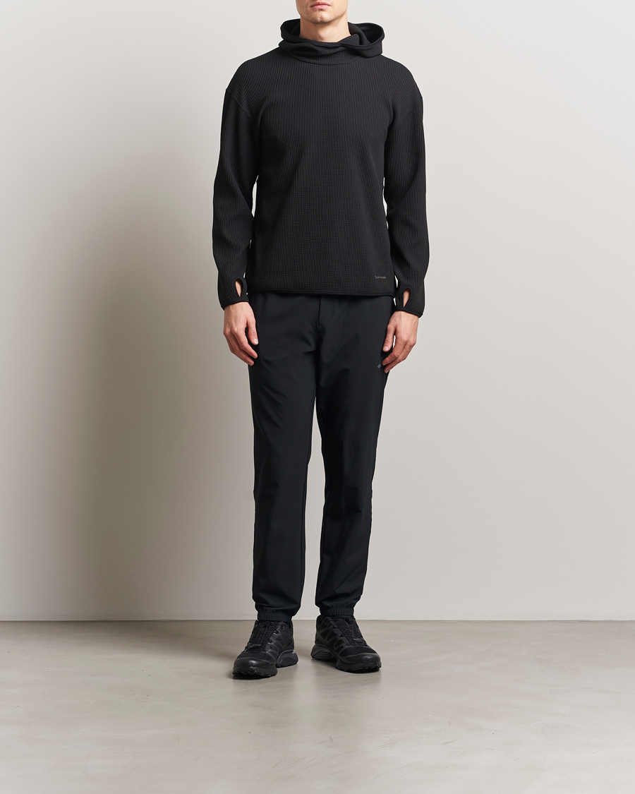 Herr | Tröjor | Snow Peak | Dry Waffle Hoodie Black