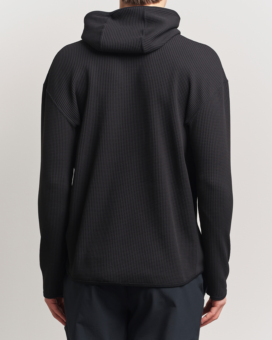 Herr | Tröjor | Snow Peak | Dry Waffle Hoodie Black