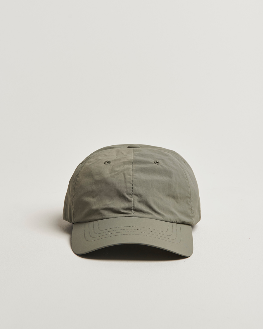 Herr | Snow Peak Nylon Tussah Cap Light Olive | Snow Peak | Nylon Tussah Cap Light Olive