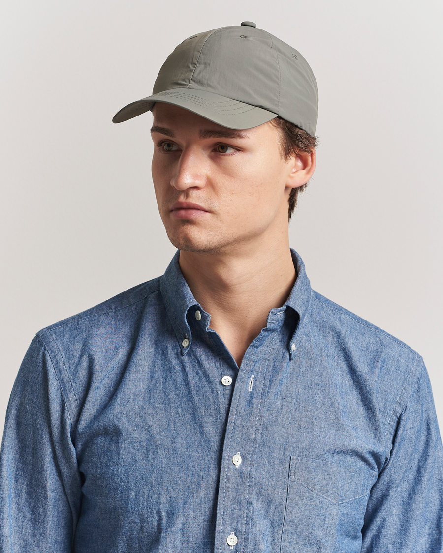 Herr | Snow Peak Nylon Tussah Cap Light Olive | Snow Peak | Nylon Tussah Cap Light Olive