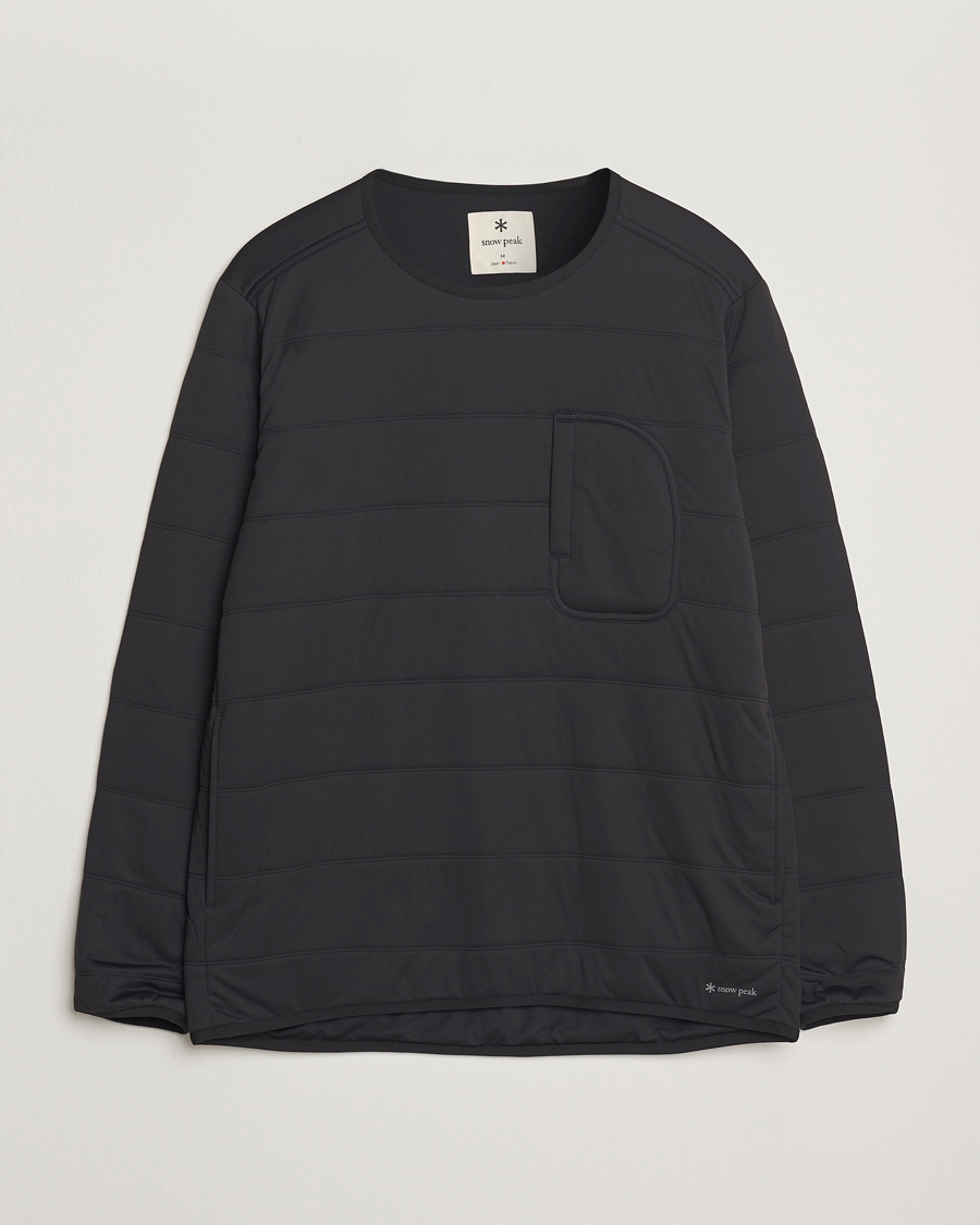 Herr | Tröjor | Snow Peak | Flexible Insulated Pullover Black