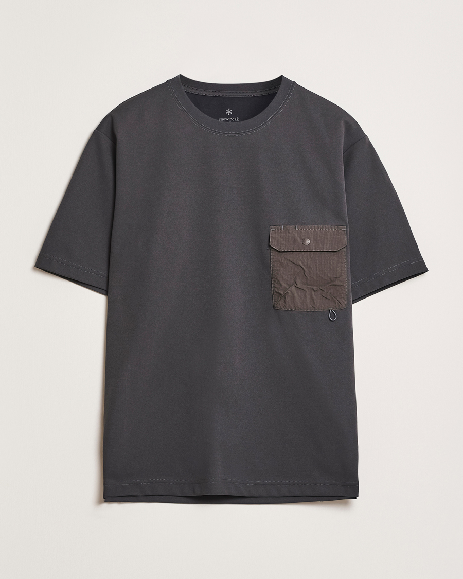 Herr | T-Shirts | Snow Peak | Insect Shield T-Shirt Charcoal