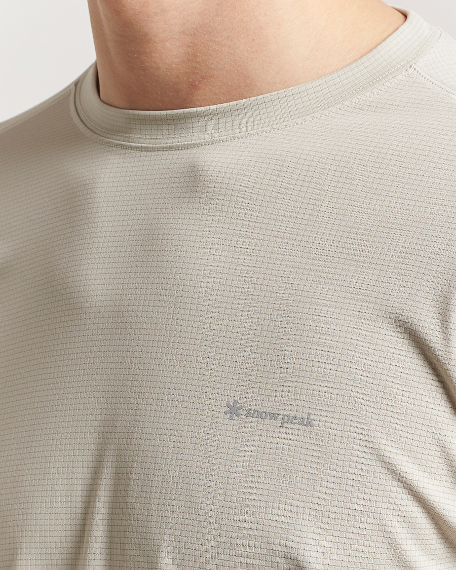 Herr | T-Shirts | Snow Peak | Power Dry Long Sleeve T-Shirt Ivory