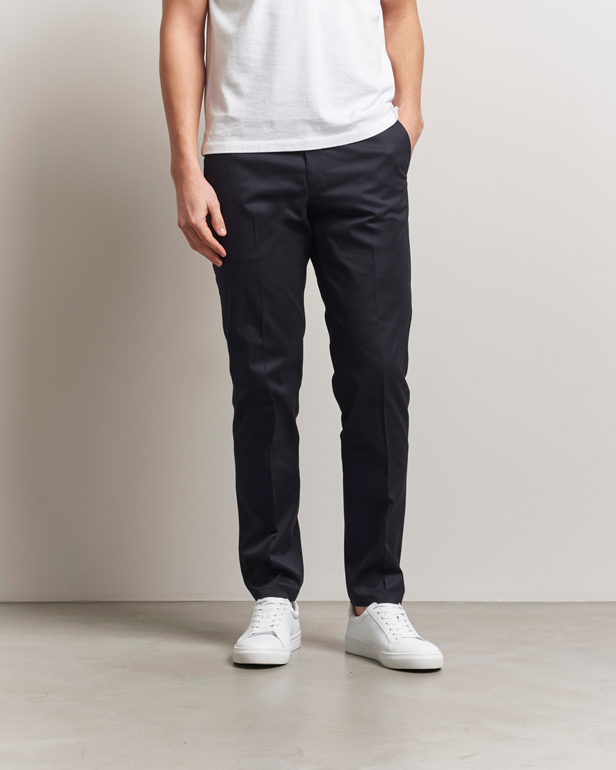 Herr | Byxor | Tiger of Sweden | Tenuta Cotton Chinos Light Ink