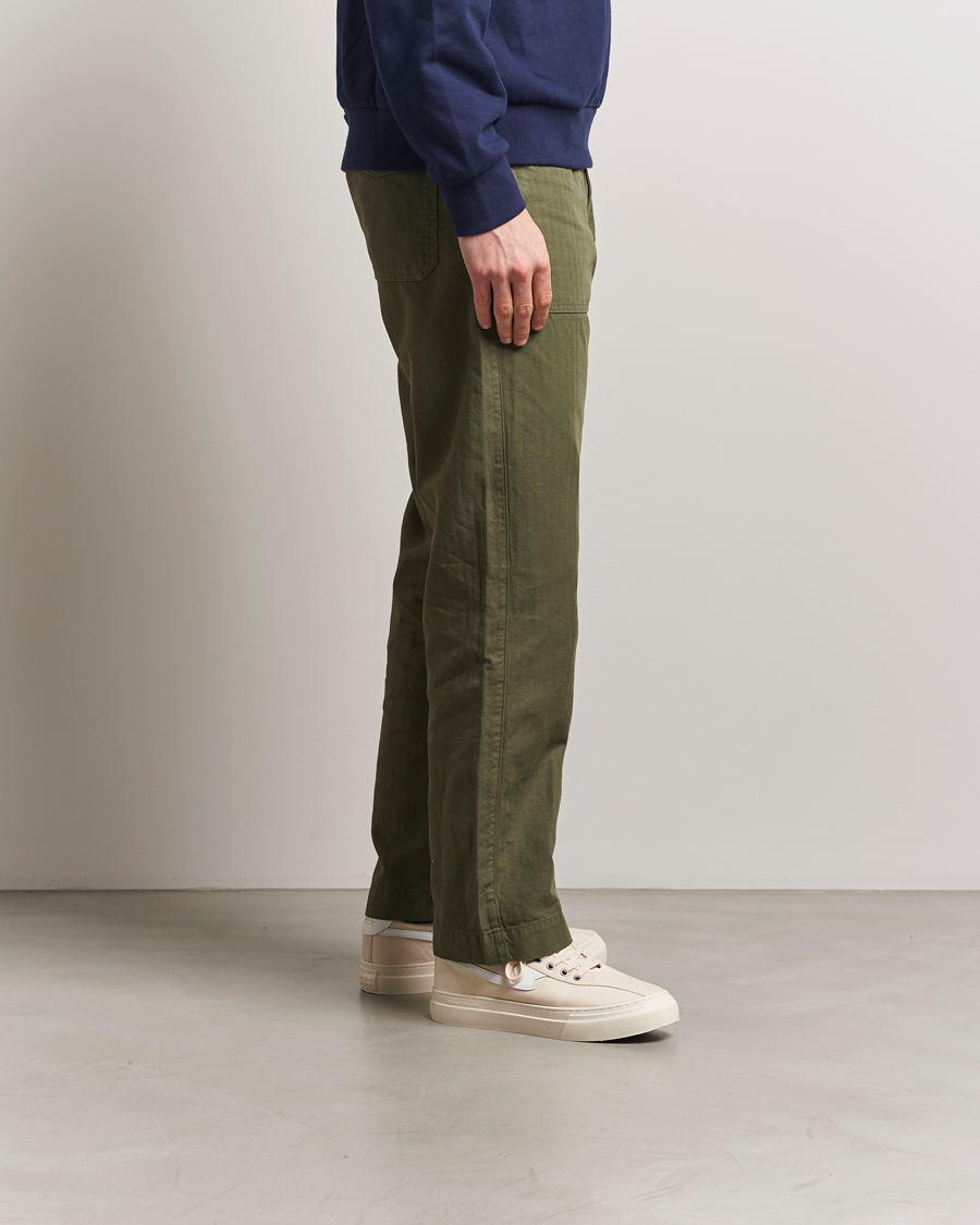 Herr | Sneakers | Stepney Workers Club | Dellow S-Strike Cupsole Canvas Sneaker Ecru/White