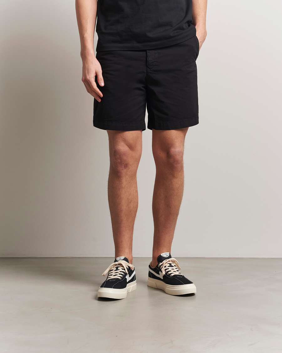 Herr | Sneakers | Stepney Workers Club | Dellow S-Strike Cupsole Canvas Sneaker Black/White