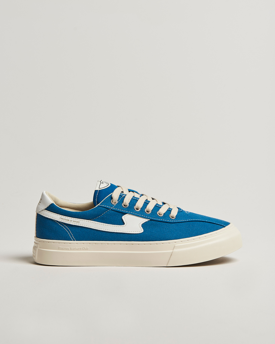 Herr | Sneakers | Stepney Workers Club | Dellow S-Strike Cupsole Canvas Sneaker Sea Blue