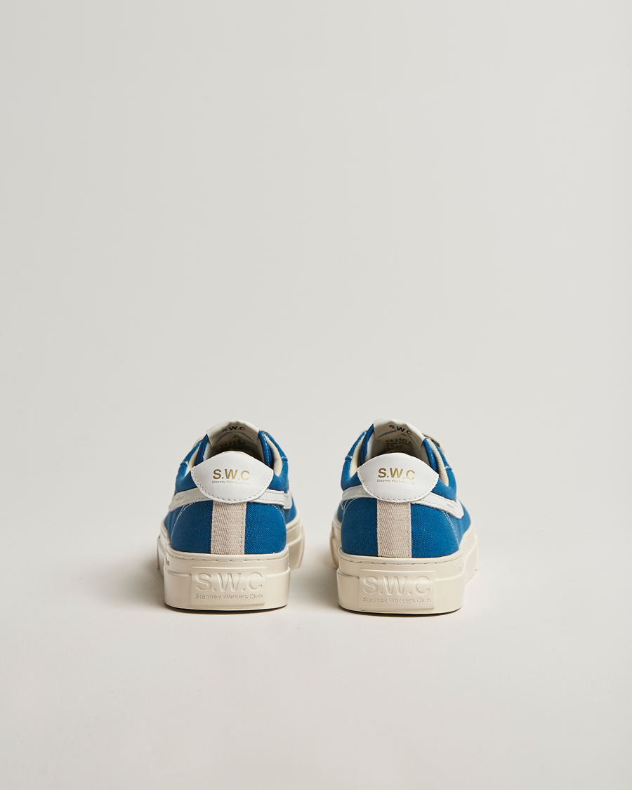 Herr | Sneakers | Stepney Workers Club | Dellow S-Strike Cupsole Canvas Sneaker Sea Blue