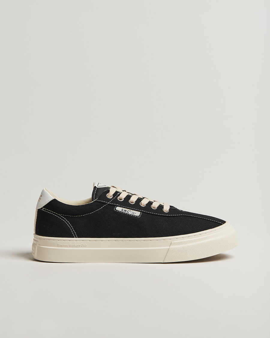 Herr | Sneakers | Stepney Workers Club | Dellow 02 Cupsole Canvas Sneaker Black