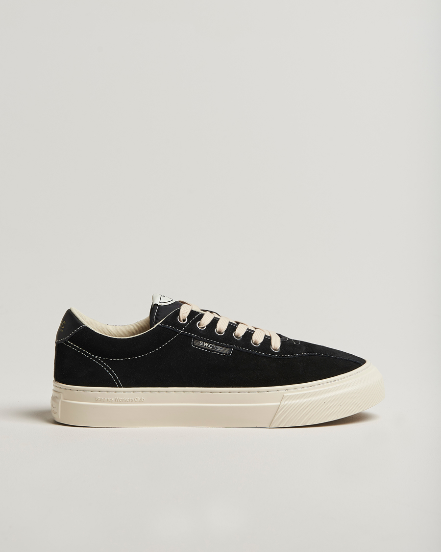 Herr | Sneakers | Stepney Workers Club | Dellow 02 Cupsole Suede Sneaker Black