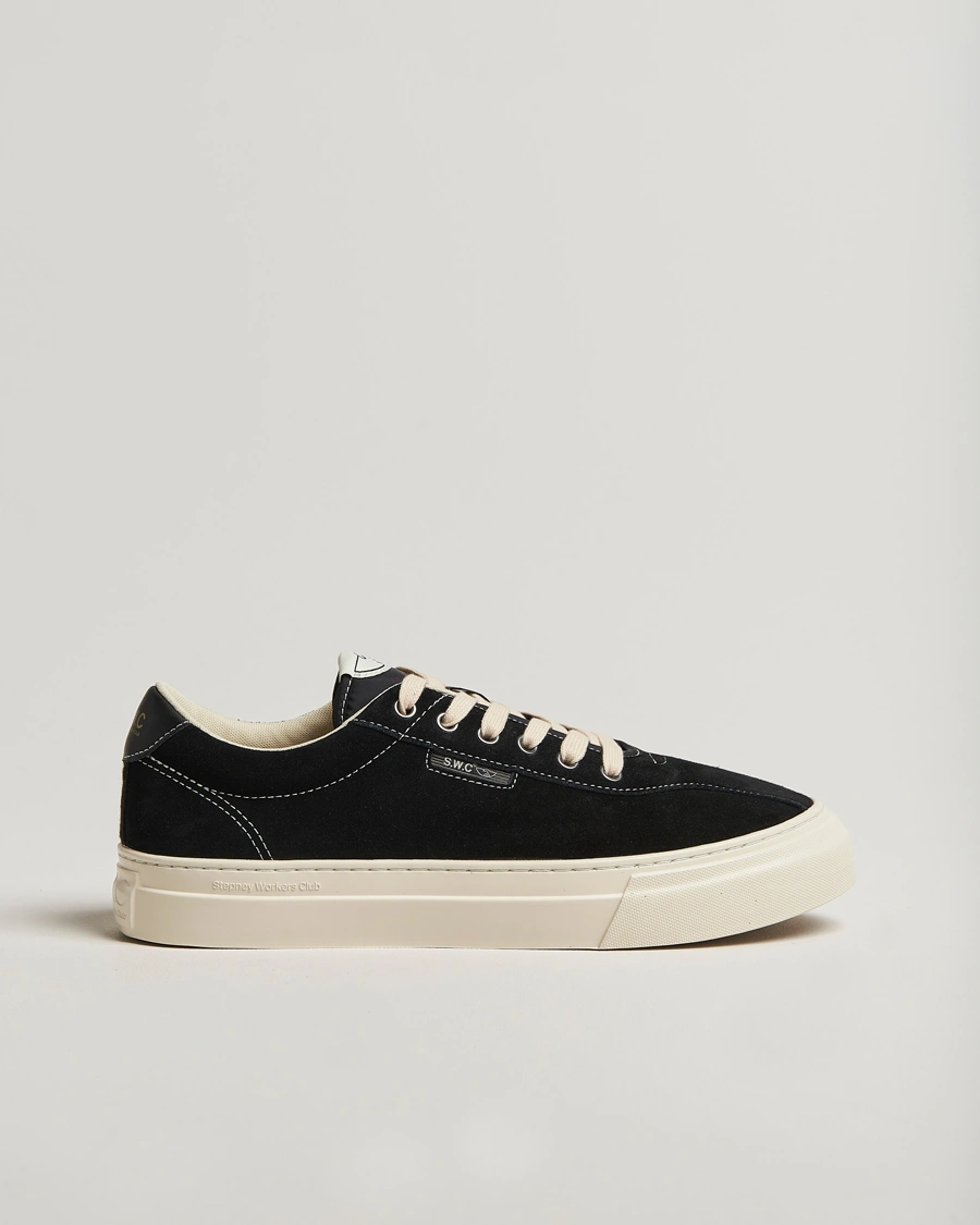 Herr | Sneakers | Stepney Workers Club | Dellow 02 Cupsole Suede Sneaker Black