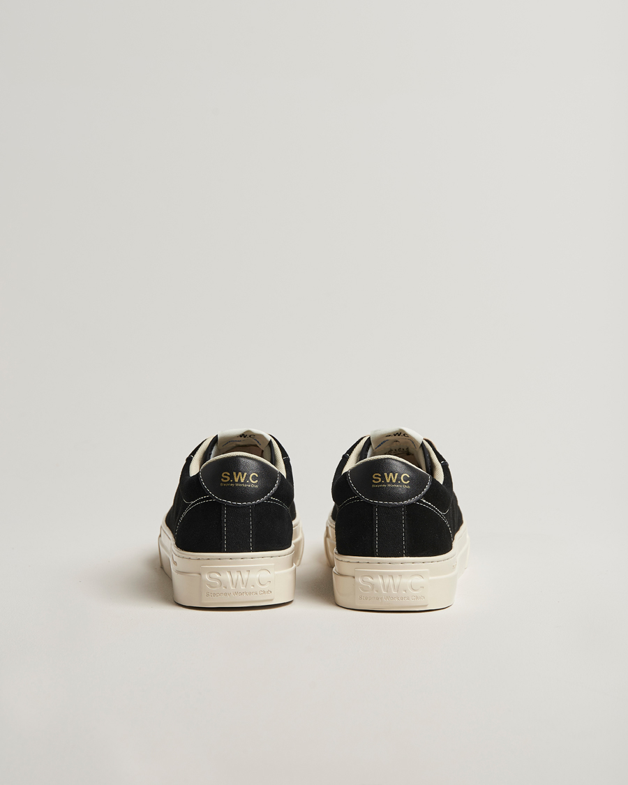 Herr | Sneakers | Stepney Workers Club | Dellow 02 Cupsole Suede Sneaker Black
