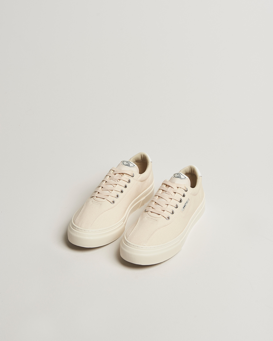 Herr | Sneakers | Stepney Workers Club | Dellow 02 Cupsole Canvas Sneaker Ecru Raw