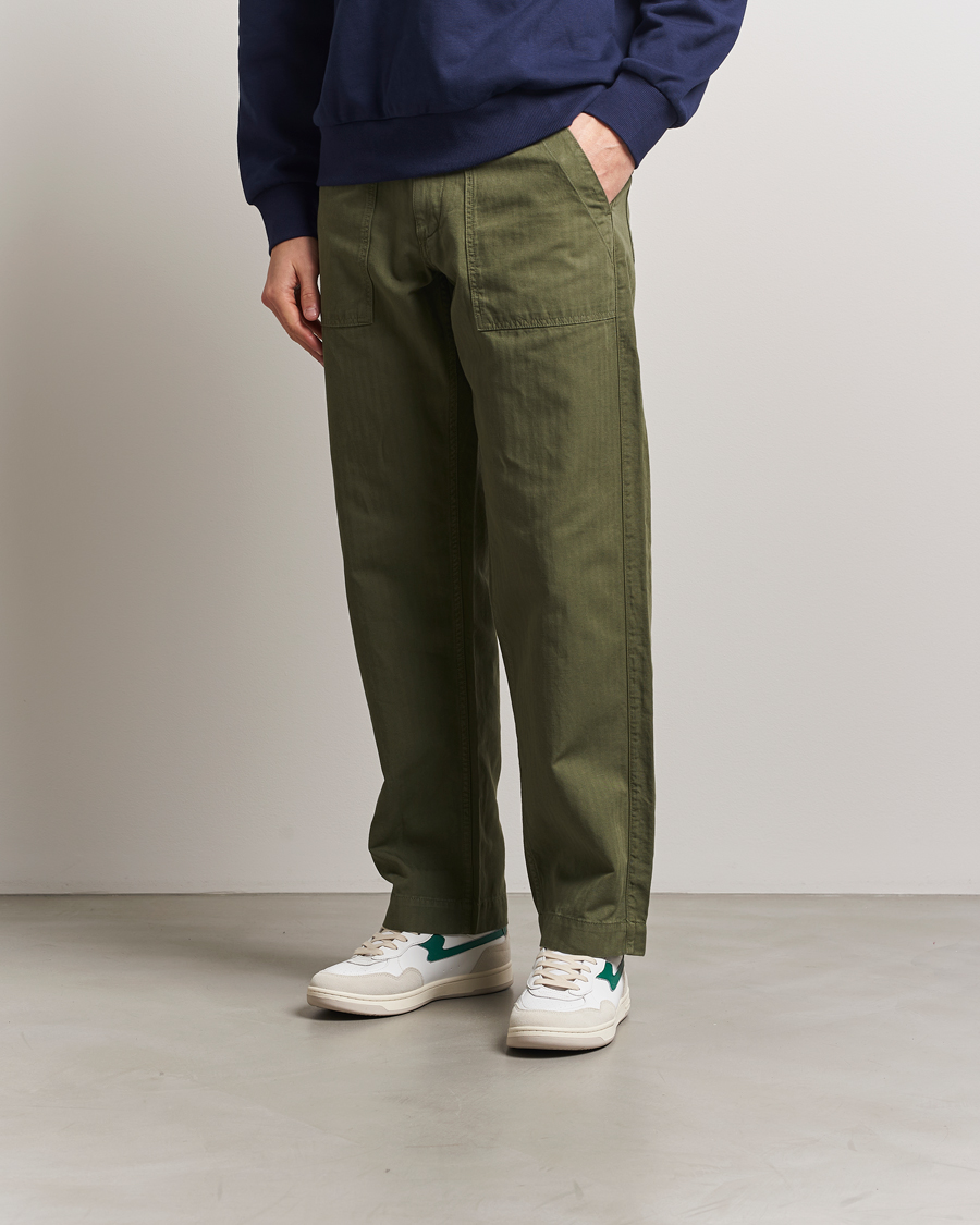 Herr | Sneakers | Stepney Workers Club | Pro Cup 01 S-Strike Leather Sneaker Spring Green