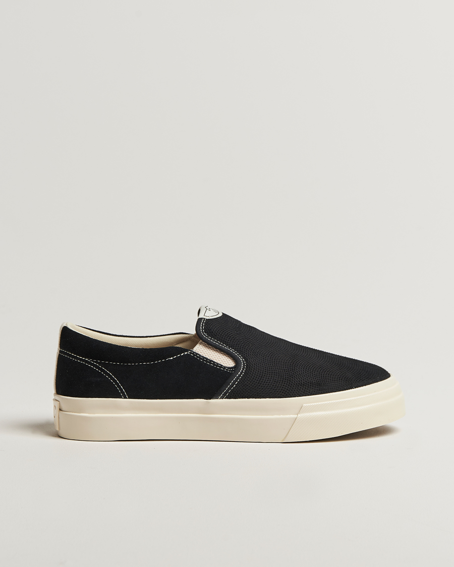 Herr | Sneakers | Stepney Workers Club | Lister Suede Slip-On Sneaker Black
