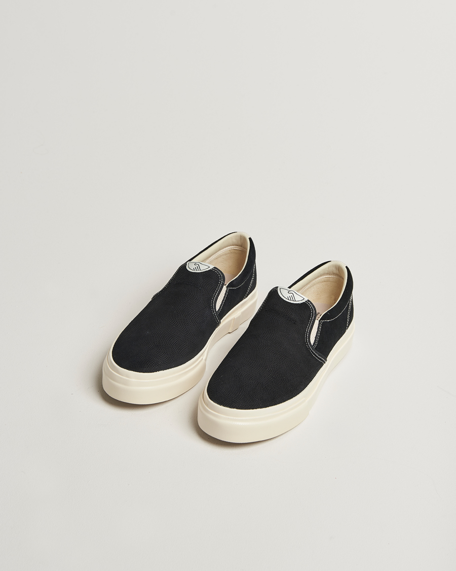 Herr | Sneakers | Stepney Workers Club | Lister Suede Slip-On Sneaker Black