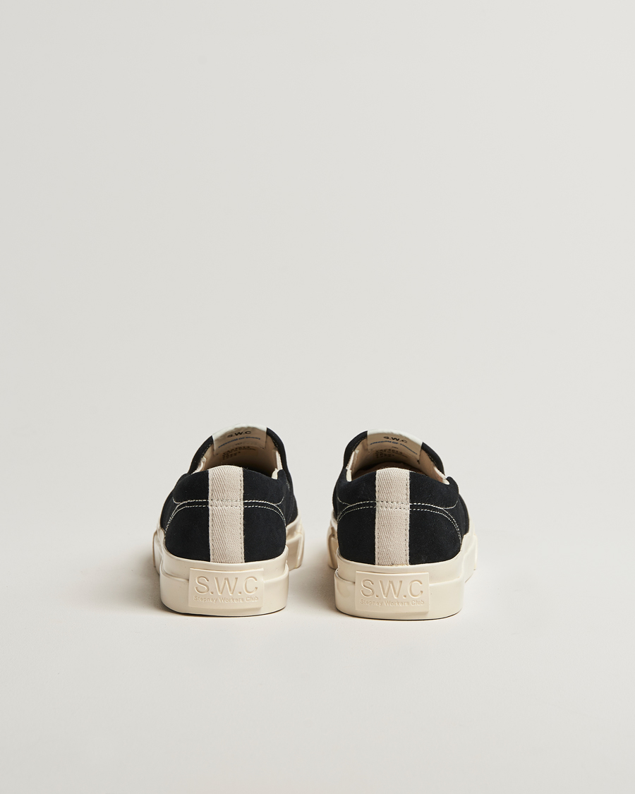 Herr | Sneakers | Stepney Workers Club | Lister Suede Slip-On Sneaker Black