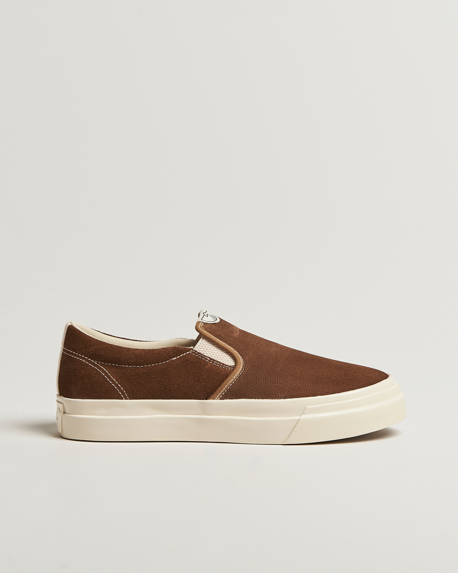 Herr | Sneakers | Stepney Workers Club | Lister Suede Slip-On Sneaker Brown