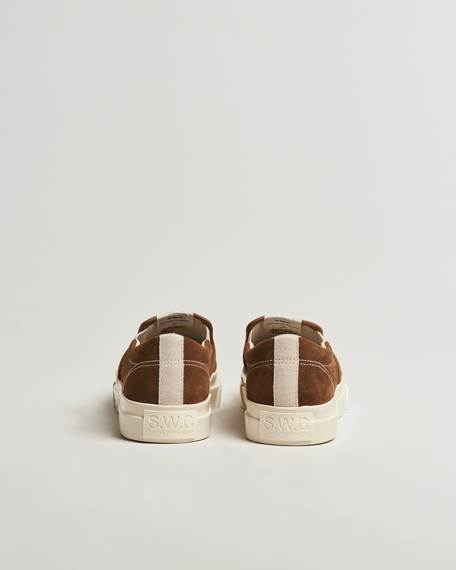Herr | Sneakers | Stepney Workers Club | Lister Suede Slip-On Sneaker Brown