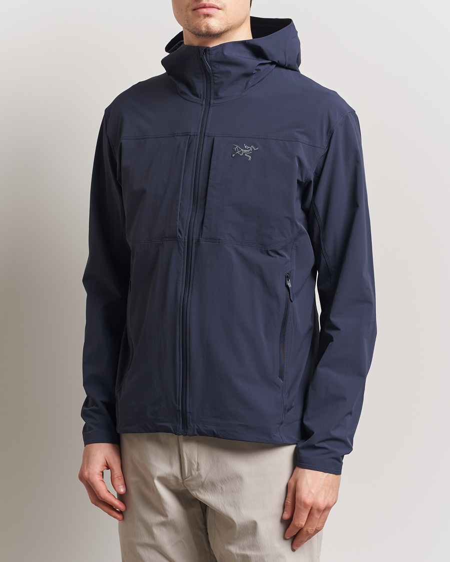 Herr | Jackor | Arc'teryx | Gamma Lightweight Softshell Hooded Jacket Black Sapphire