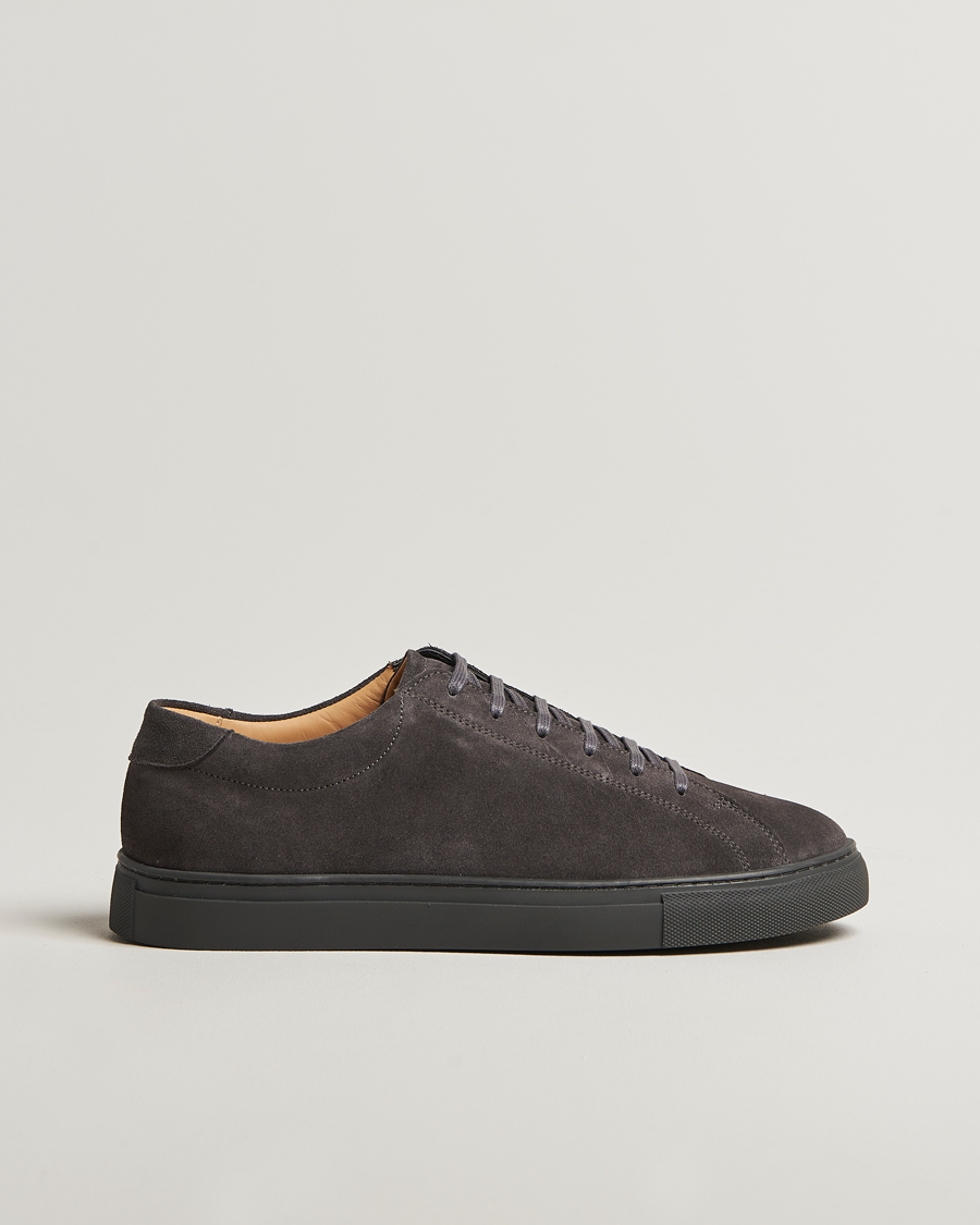 Herr | Sneakers | Myrqvist | Oaxen Monochrome II Sneaker Dark Grey Suede