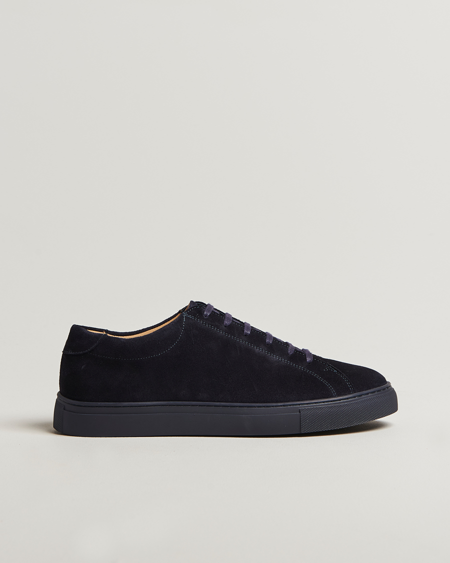 Herr | Sneakers | Myrqvist | Oaxen Monochrome II Sneaker Navy Suede